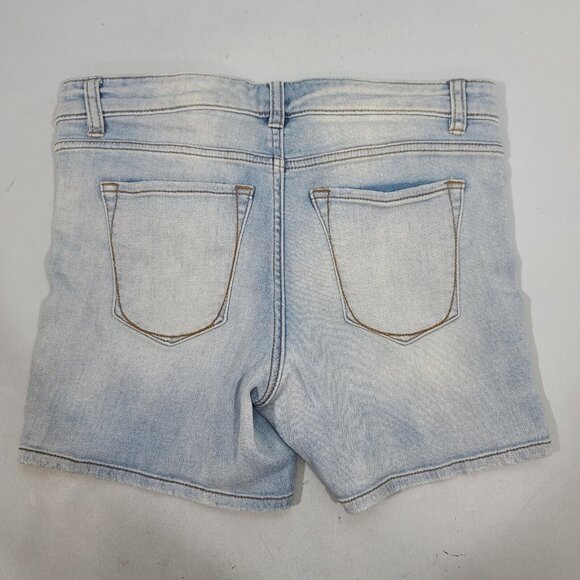 L.L. Bean Signature Denim Blue Jean Shorts Women's Size 2 32x5 299429 - Picture 2 of 8